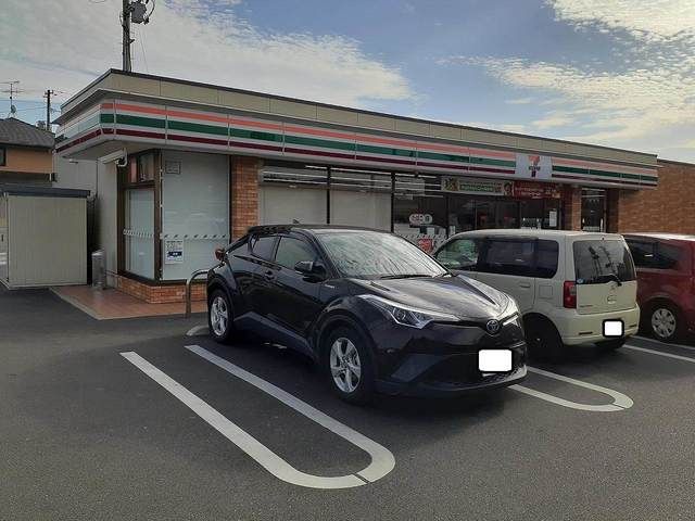 コンビニ　セブンイレブン倉敷中庄店（コンビニ）まで450m