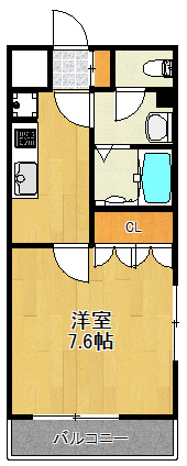 東急東横線 菊名駅 徒歩9分 2階建 築17年の間取り写真