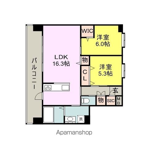 AZUR日吉町の間取り写真