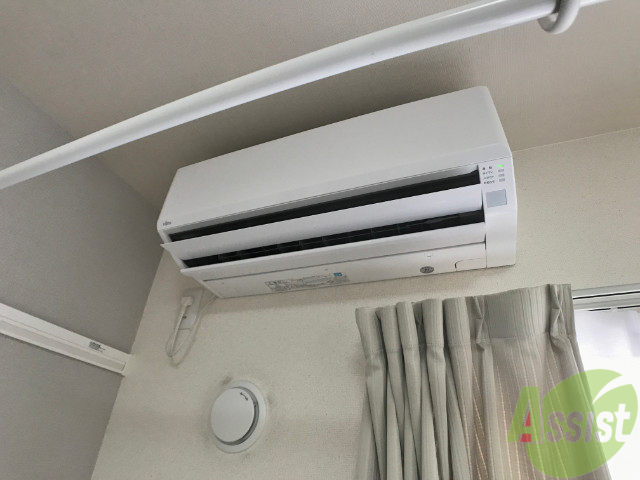 その他設備　エアコンが付いていますので寒暖対策もばっちり。