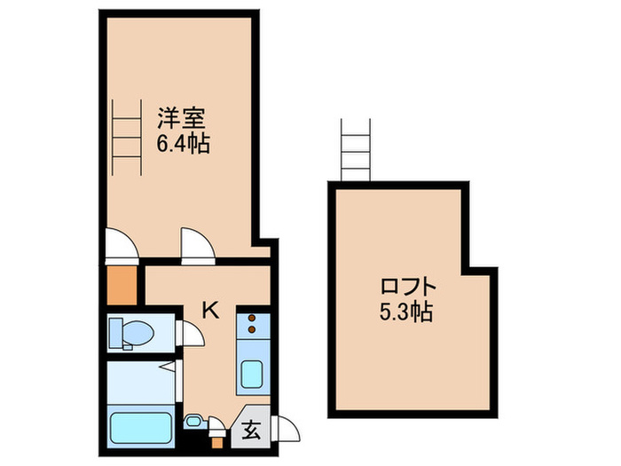 グランクオール大山東町の間取り写真