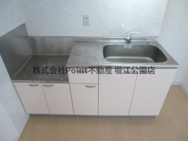 ＪＲ大阪環状線 西九条駅 徒歩7分 5階建 築20年のキッチン写真