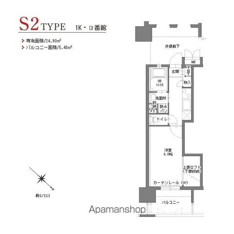 ＪＲ鹿児島本線 博多駅 徒歩10分 15階建 築20年の間取り写真