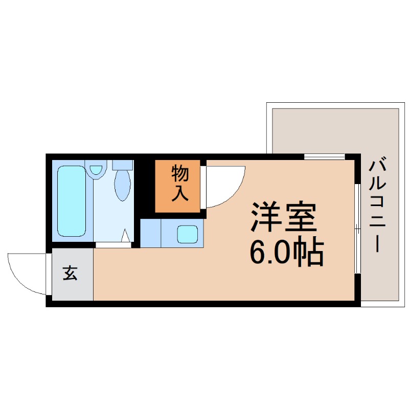 地下鉄名城線 茶屋ケ坂駅 徒歩14分 4階建 築40年の間取り写真