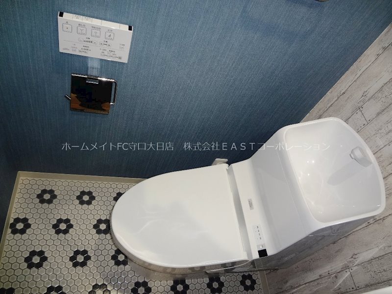 京阪本線 古川橋駅 徒歩5分 3階建 築10年のトイレ写真