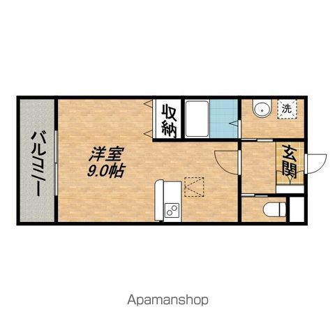 地下鉄中央線 緑橋駅 徒歩5分 2階建 築22年の間取り写真