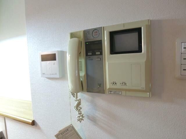 セキュリティ　モニター付きインターホンです