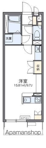 地下鉄七隈線 天神南駅 徒歩6分 4階建 築13年の間取り写真
