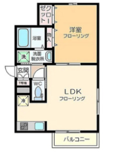 東京メトロ日比谷線 入谷駅 徒歩2分 3階建 築13年の間取り写真