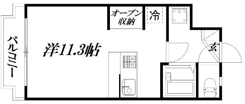 FOREST Fの間取り写真