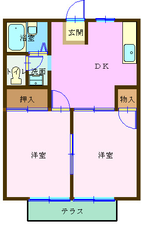 レジデンス鼓ヶ浦の間取り