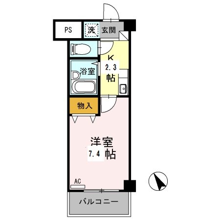 レイクヴュー堅田の間取り