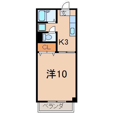 メゾン東浜の間取り