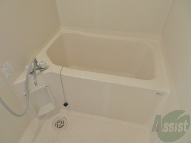 バス・シャワールーム　浴室はゆったりと浸かれるサイズ感になっていますね。