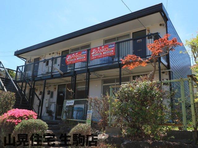 奈良県生駒市新旭ケ丘（アパート）の賃貸物件の外観