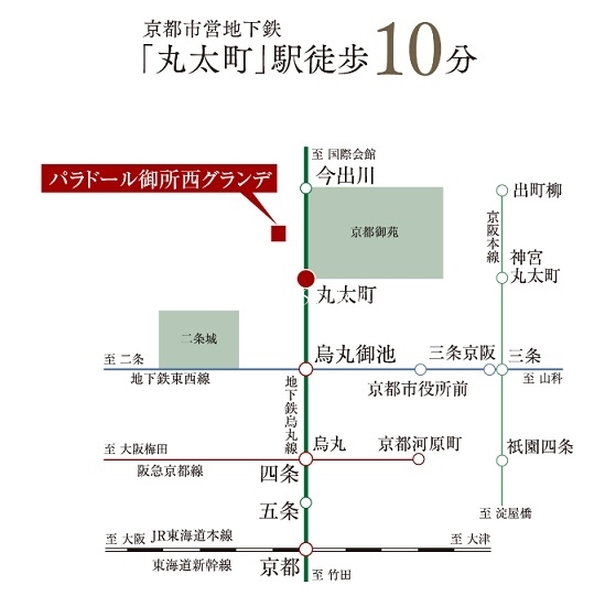 バルコニー　地図