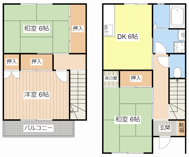 メゾンクレールの間取り