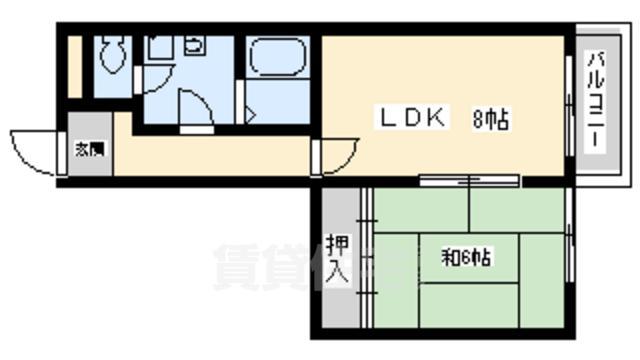 アインス阪田の間取り