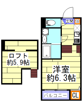 柴原パレスの間取り