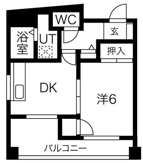 神戸市長田区庄山町のマンションの間取り