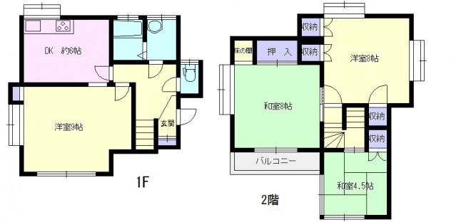 埼玉県ふじみ野市元福岡１（一戸建）の賃貸物件の間取り