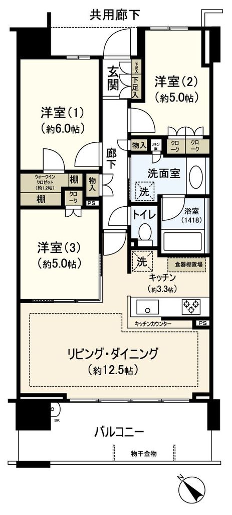 パークホームズ流山おおたかの森ザレジデンスＡ_間取り_0