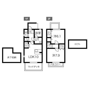 ヴィラ長湫の間取り