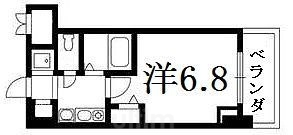 ベラジオ河原町御池の間取り