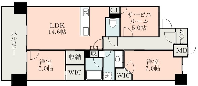 プレミスト京町本丁の間取り