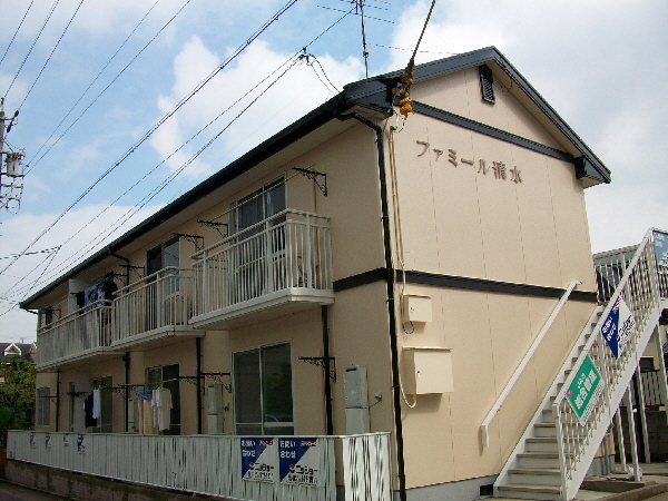 名古屋市北区清水のアパートの建物外観