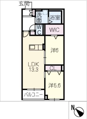 ＢＬＵＳＩＡ桜の間取り