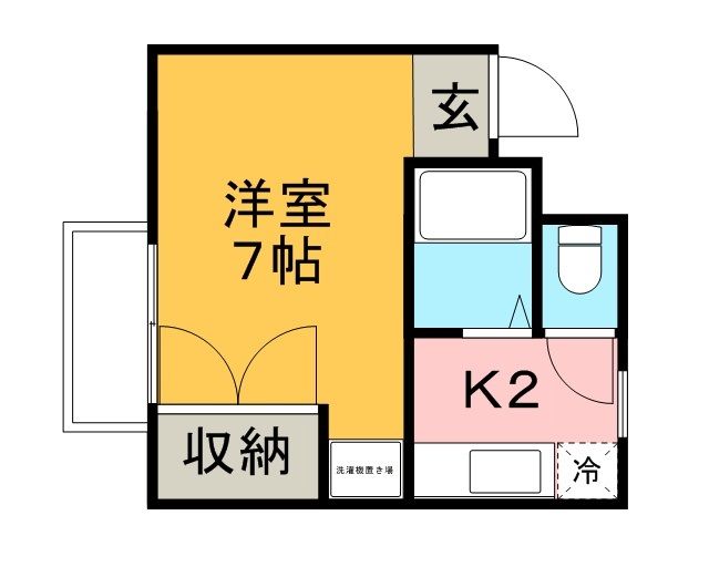 コンフォート西山の間取り