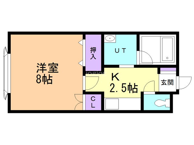 ハッピー２０００の間取り