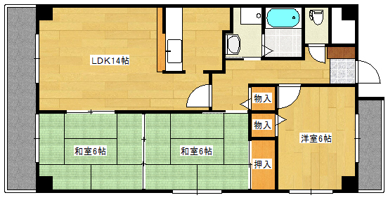 リマージュ古江の間取り