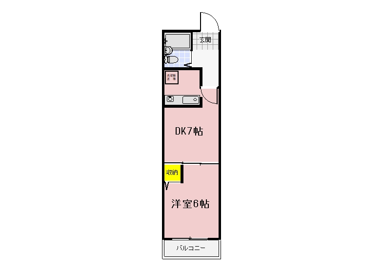 大河原ビルの間取り