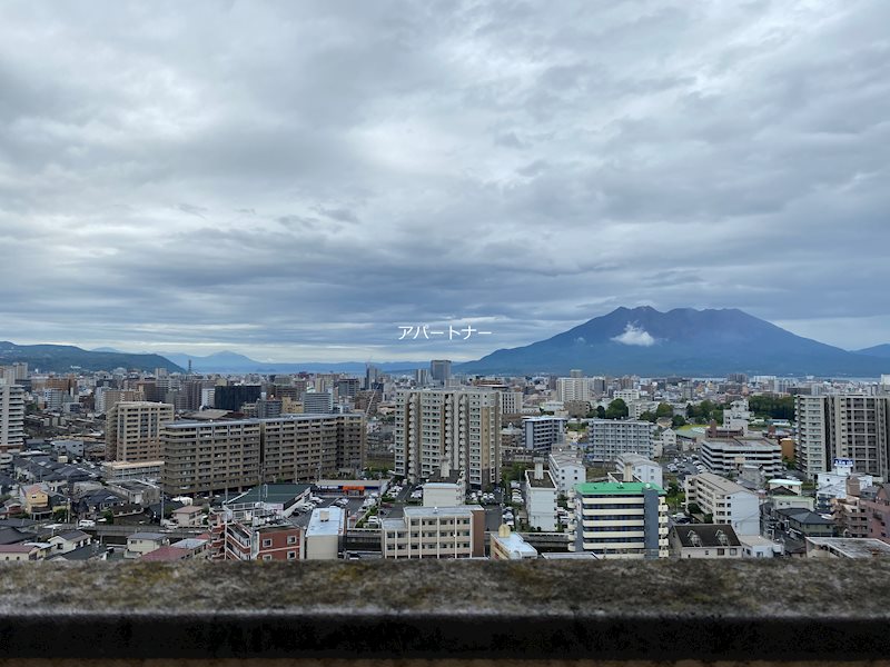 【鹿児島市唐湊のマンションの眺望】