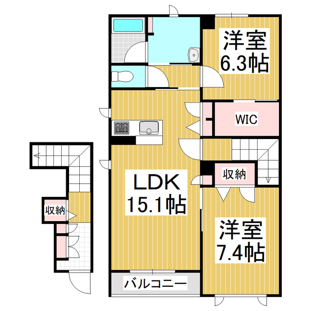 テロワール松本村井の間取り