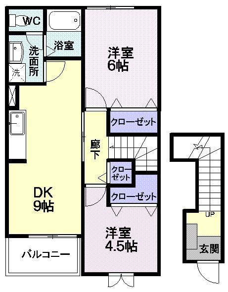 エクセレントヴィラ　Ｃの間取り