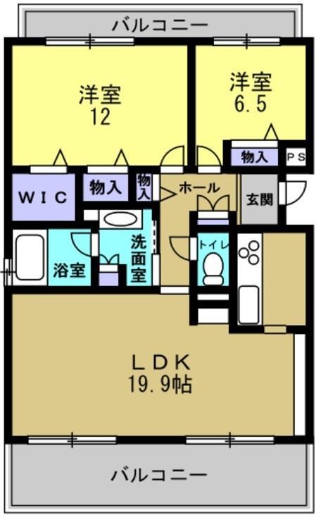 ＩＴコート苦楽園の間取り