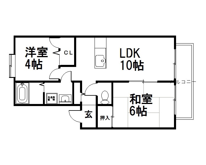 パークテラスおおさぎの間取り