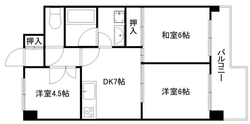 ルミエール出町柳の間取り