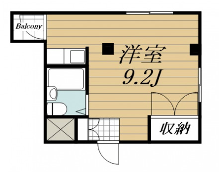 東金市東上宿のマンションの間取り