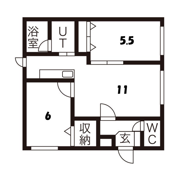 メルキュール白石の間取り