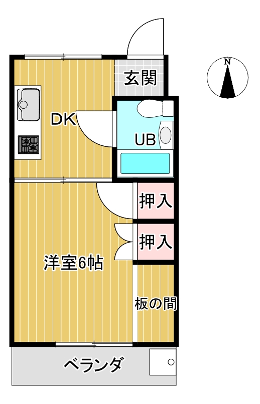 八千代ハイツの間取り