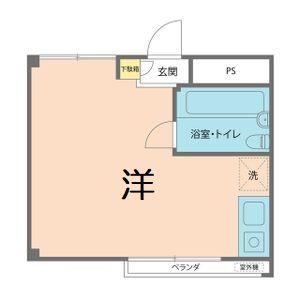 神戸市須磨区月見山本町のマンションの間取り