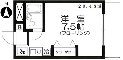 ポシュドゥ自由が丘の間取り