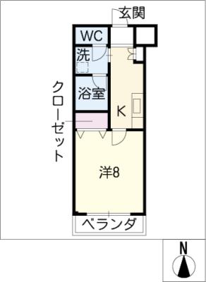 エジールみついけの間取り