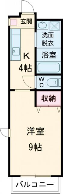 伊賀市西明寺のマンションの間取り