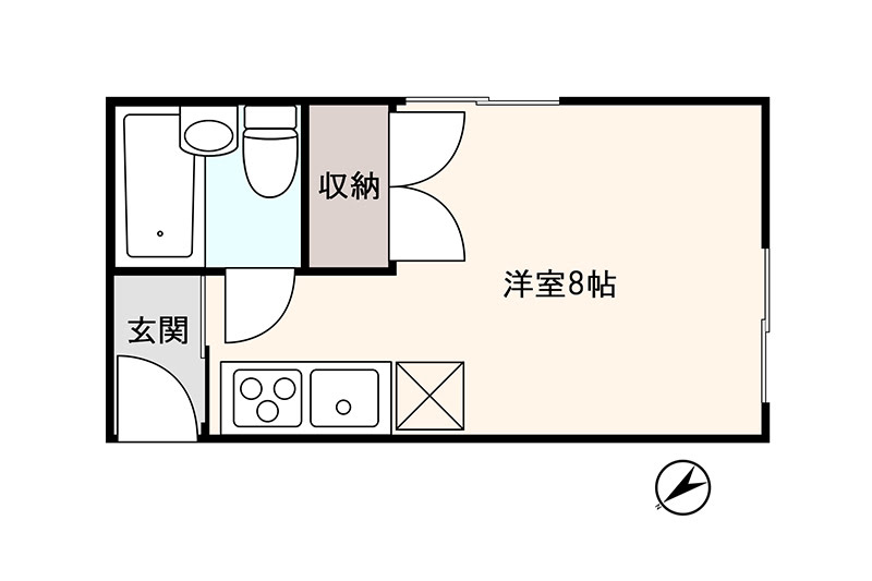 ラ・ネージュポムBの間取り