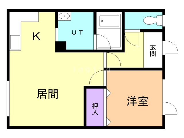 ＫＩハイツの間取り